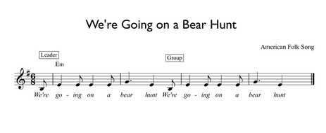 We're Going on a Bear Hunt Melody