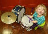 child drumming