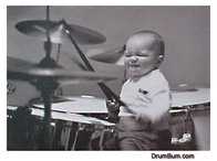 Baby Playing Drums